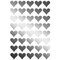 Silver Heart Stickers 3/4" – 400 Pack Metallic Heart Stickers for Kids Crafts, Classroom Rewards & Decorations